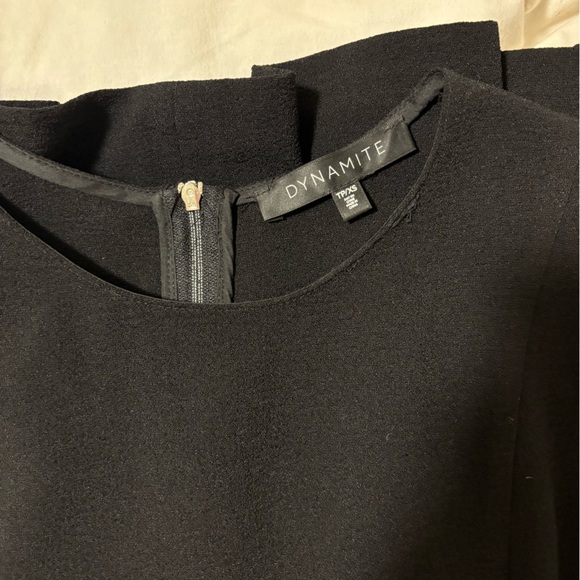 DYNAMITE black mini dress (worn) - Picture 2 of 3